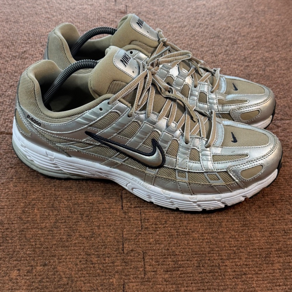 A+ gym Nike P-6000 Bowerman Series Metallic Silver Khaki Tan HQ3030-200 Mens 12